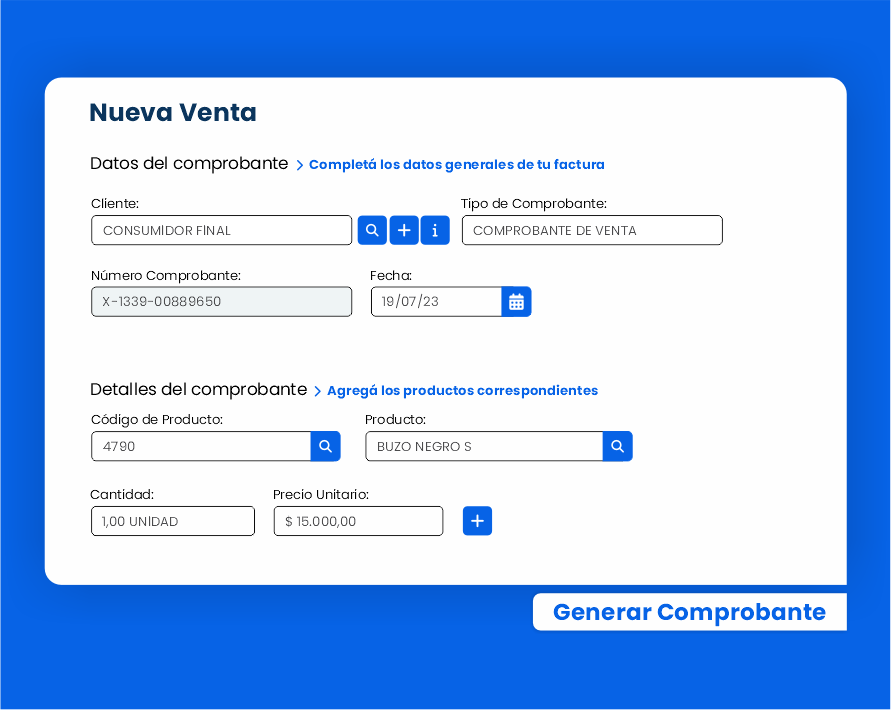 Facturación electrónica automática con Dux Software