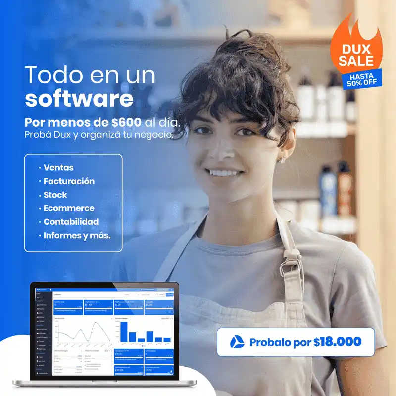Promocion Dux Sale para negocios - descuento